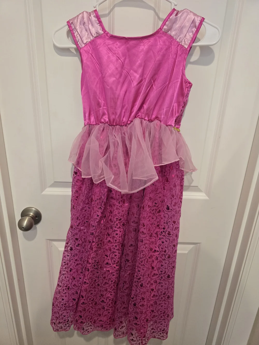 Disney Sleeping Beauty Pink Princess Costume Dress with Gold Trim - Picture 4 of 4